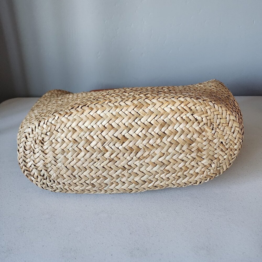 Madewell Straw Tote "LIKE NEW" - Picture 9 of 16